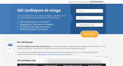 Desktop Screenshot of gkivizsga.hu
